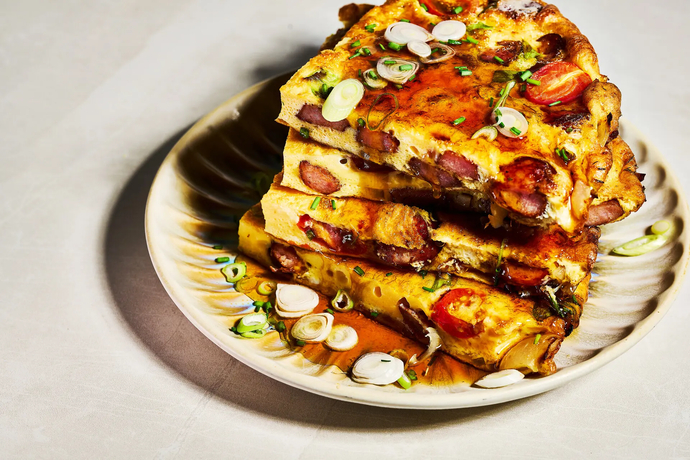 Wojtek sausage omelette