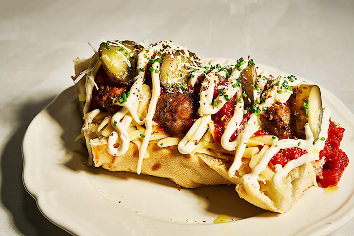Panino con polpette